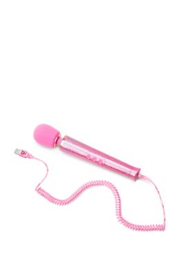 Вібратор мікрофон Le Wand ALL THAT GLIMMERS SET, блискучий рожевий