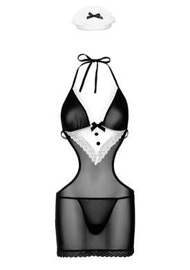Костюм Французької прибиральниці Daring Intimates чорно-білий, L/XL