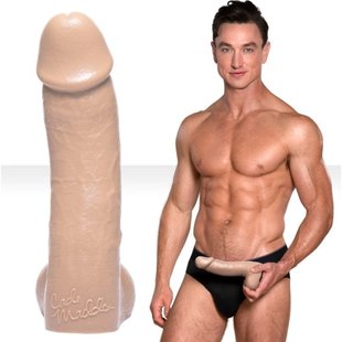 Фаллоимитатор реалистичный Fleshjack Boys Cade Maddox Silicone Dildo (RP), телесный, 22.8 х 5.5 см