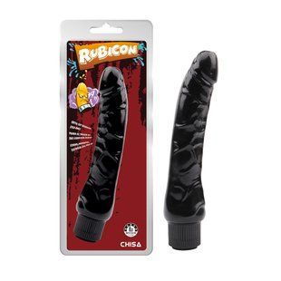 Вибратор реалистичный Chisa Rubicon 8.9 черный, 22.5 см х 4.7 см