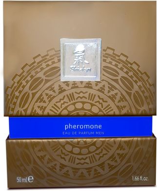 Духи с феромонами мужские SHIATSU Pheromone Fragrance men darkblue 50 ml