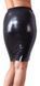Юбка из латекса до колен LateX ROK midi черная, L
