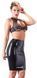 Юбка из латекса до колен LateX ROK midi черная, L