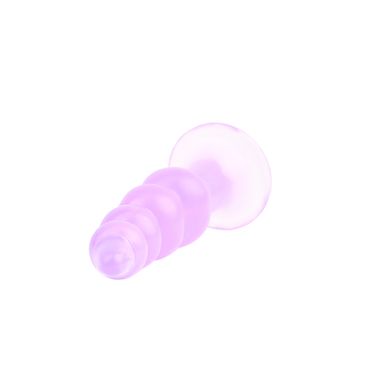 Анальная пробка елочка Hi-Rubber Purple Chisa