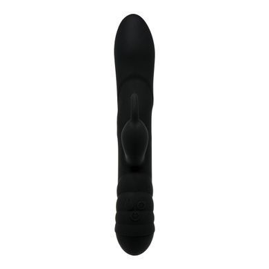 Вибратор-кролик Adrien Lastic Twister с ротацией, черный