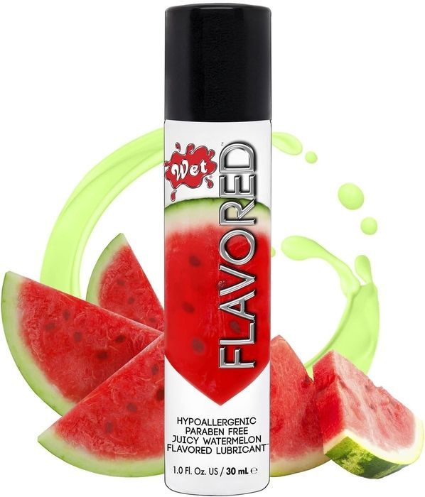 Съедобный лубрикант&nbsp;WET&nbsp;Flavored&nbsp;Juicy&nbsp;Watermelon&nbsp;30&nbsp;ml