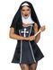 Костюм черниці Leg Avenue, S, Naughty Nun 2 предмети, чорний