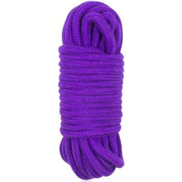 Веревка для связывания 10 метров, фиолетовая