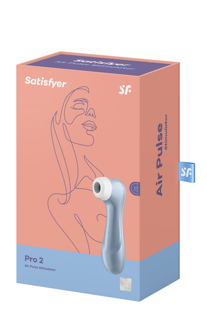 Вакуумний кліторальний стимулятор SATISFYER PRO 2 блакитний