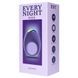 Вібраційне ерекційне кільце Every Night Toys зі світлодіодом та 7 режимами вібрації, фіолетовий