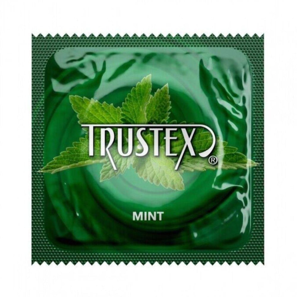 Презерватив Trustex Mint з ароматом та смаком м'яти (ціна за 1 шт.)