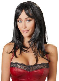 Перука чорна Long Black Wig