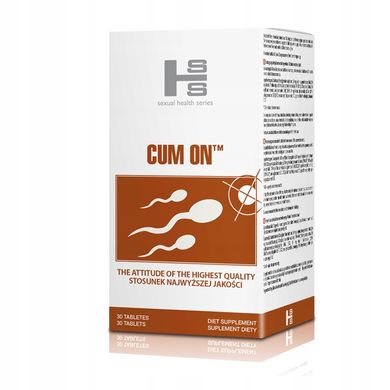 Капсулы для повышения количества и качества спермы Supl diety-Cum On (цена за упаковку, 30 таблеток)