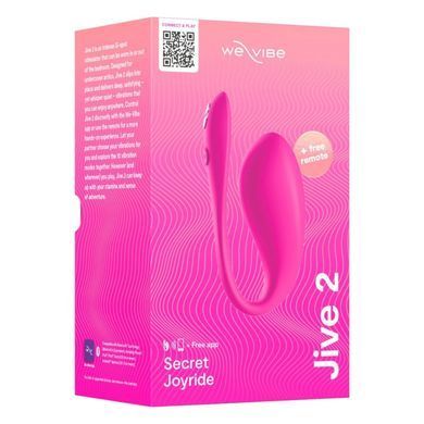 Виброяйцо с функцией управления телефоном Jive 2 by We-Vibe Electric Pink