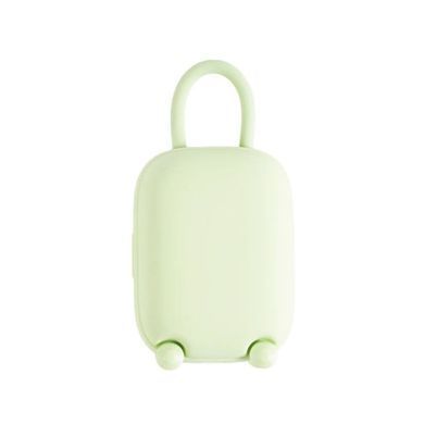 Віброяйце та вакуумний стимулятор для клітора 2в1 BeYourLover Magic Suitcase в зарядному кейсі, зелений
