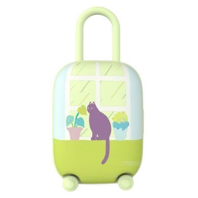 Віброяйце та вакуумний стимулятор для клітора 2в1 BeYourLover Magic Suitcase в зарядному кейсі, зелений
