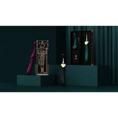 Вибратор двухсторонний универсальный Zalo Bess с насадками&nbsp;Purple
