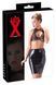 Спідниця з латексу до колін LateX ROK midi чорна, XL