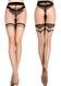 Колготки чорні із золотистим візерунком (20 den), L/XL Ballerina's Secret