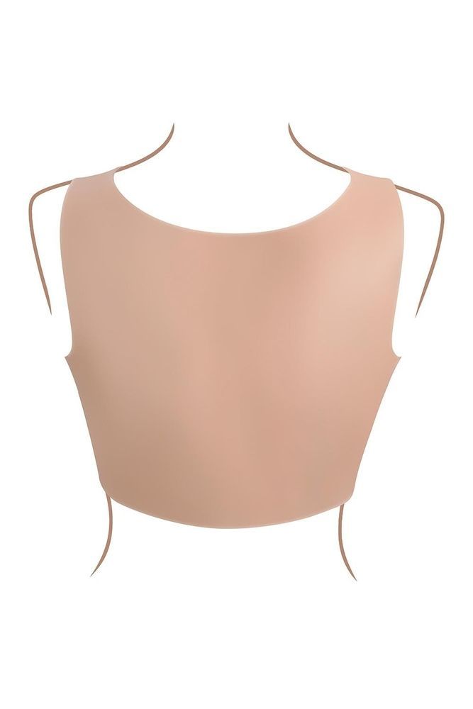 Накладная грудь топ Gender X Undergarments Plate C-Cup, 28 см