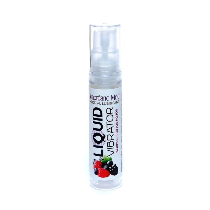 Жидкий вибратор Amoreane Med Liquid Vibrator Berries с ароматом ягод, 10 мл