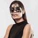 Виниловая маска SYBILLE от Bijoux Indiscrets, черная