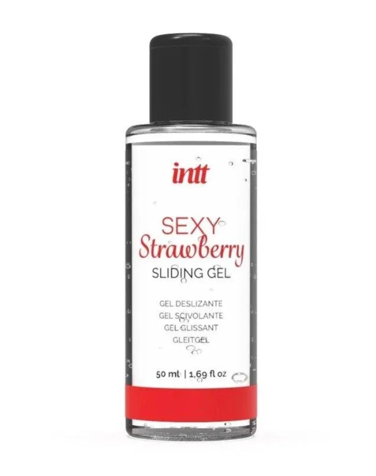 Оральний лубрикант зі смаком полуниці Sexy Strawberry Intt, на водній основі, 50 мл