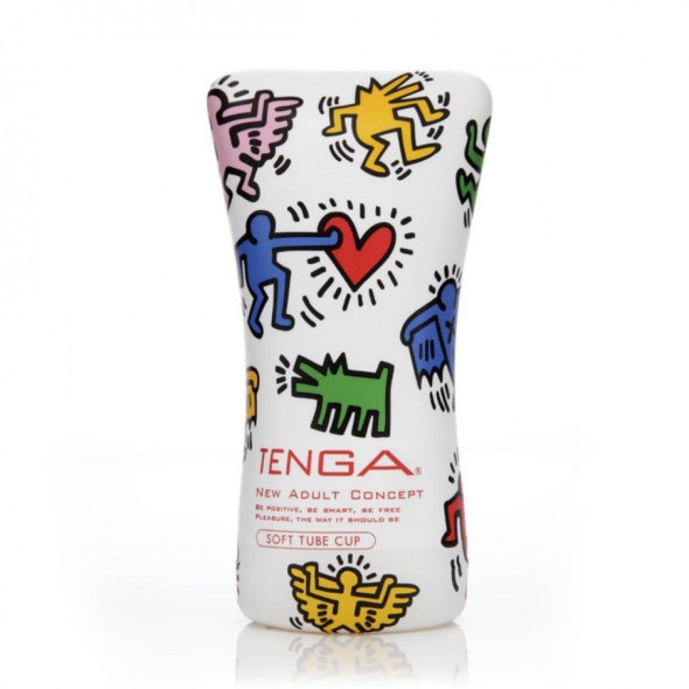 Мастурбатор&nbsp;Tenga&nbsp;Keith&nbsp;Haring&nbsp;Soft&nbsp;Tube&nbsp;Cup&nbsp;15,5&nbsp;x&nbsp;6,9&nbsp;см