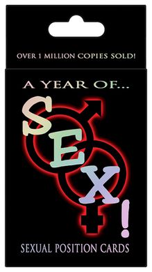 Секс гра із позами Камасутри A YEAR OF SEX! SEXUAL POSITION CARDS