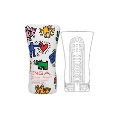 Мастурбатор Tenga Keith Haring Soft Tube Cup 15,5 x 6,9 см, Прозрачный