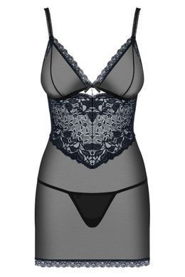 Сорочка Obsessive 866-CHE-1 chemise & thong L/XL