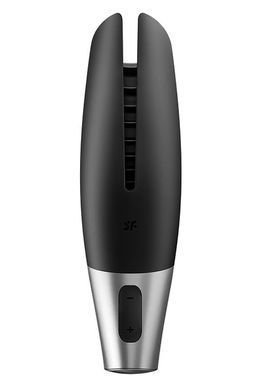 Смарт-мастурбатор Satisfyer Power Masturbator для використання на верхній половині пеніса, чорний