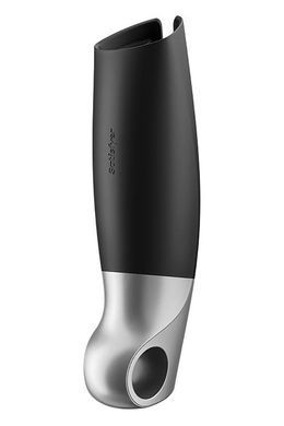 Смарт-мастурбатор Satisfyer Power Masturbator для використання на верхній половині пеніса, чорний