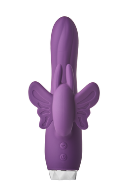 Вібратор-кролик у вигляді Метелики Dream Toys Flirts Butterfly, фіолетовий, 17 х 3 см