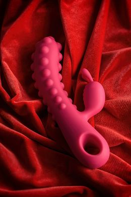 Вібратор-кролик зі стимулюючими кульками Kokos SMON No. 1, рожевий
