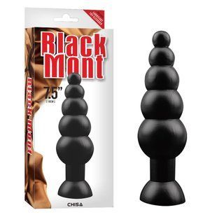 Анальная пробка Chisa Black Mont черный, Large
