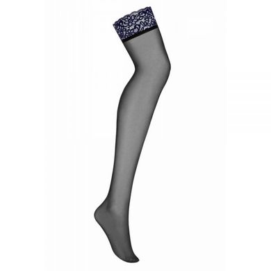 Чулки Obsessive Drimera stockings blue S/M