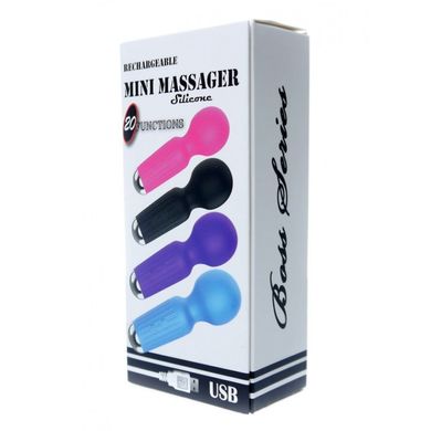Міні-вібратор для клітора рожевий Rechargeable Mini Masager USB 20 Functions