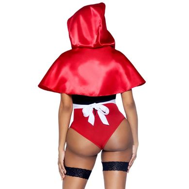 Сексуальный костюм Красной Шапочки Leg Avenue, L, 3 предмета, красный