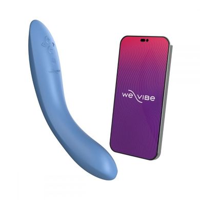 Вибратор для точки G Rave 2 We-Vibe, силиконовый, синий, 19.3 х 3 см