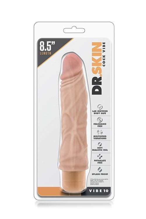 Вібратор Mr. SKIN COCK VIBE 10