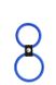 Кольцо двойное MENZSTUFF DUAL RINGS, BLUE