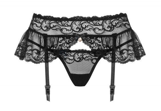 Пояс&nbsp;для&nbsp;чулок&nbsp;черный&nbsp;Obsessive&nbsp;830-GAR-1&nbsp;garter&nbsp;belt&nbsp;L/XL