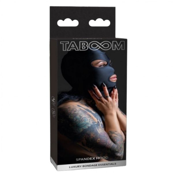 Маска с открытыми глазами и ртом Taboom, черная, One Size