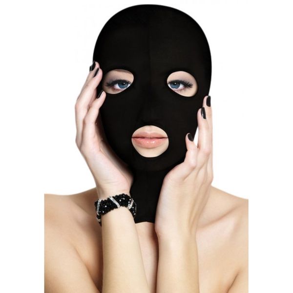 Маска с отверстиями для рта и глаз OUCH Subversion Mask - Black