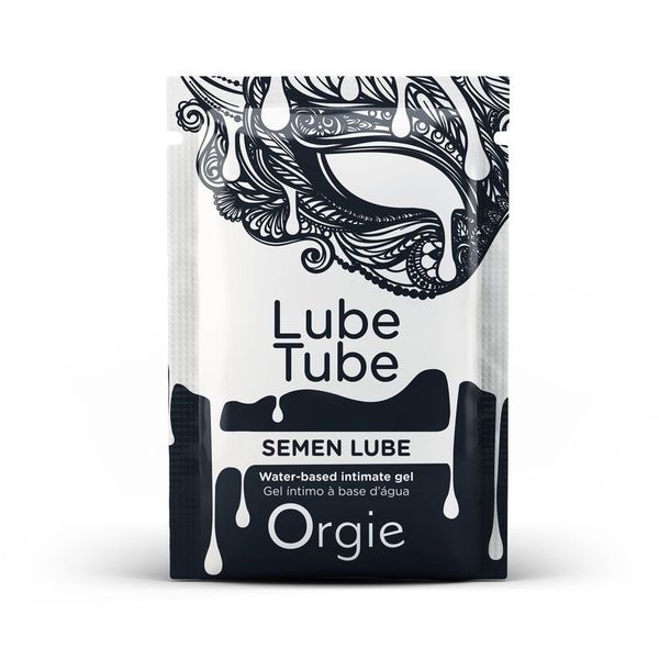 САШЕТ/Лубрикант на водній основі з текстурою сперми SEMEN LUBE intimate gel, 2 мл Orgie 