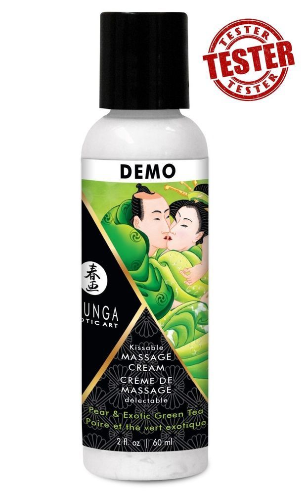 TESTER Крем для массажа Shunga ,,Груша и зеленый чай,, 60 мл