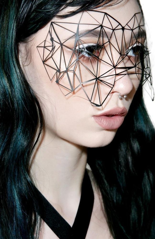 Виниловая маска на наклейках Bijoux Indiscrets