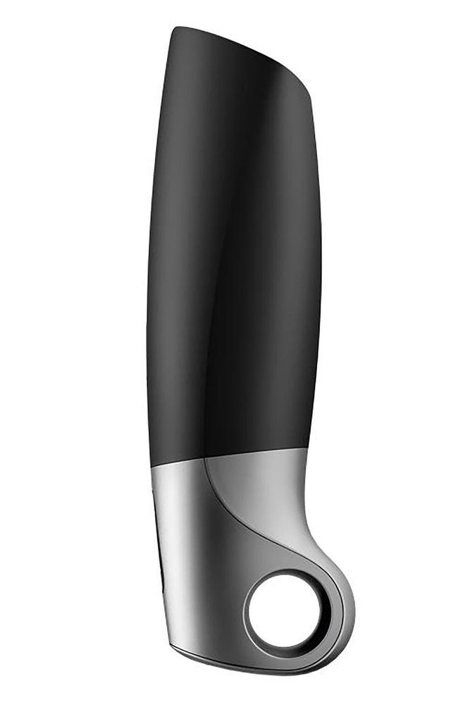 Смарт-мастурбатор Satisfyer Power Masturbator для использования на верхней половине пениса, черный