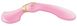 Вибратор нереалистичный рельефный Shunga Zoa розовый, 26.5 х 3.8 см
